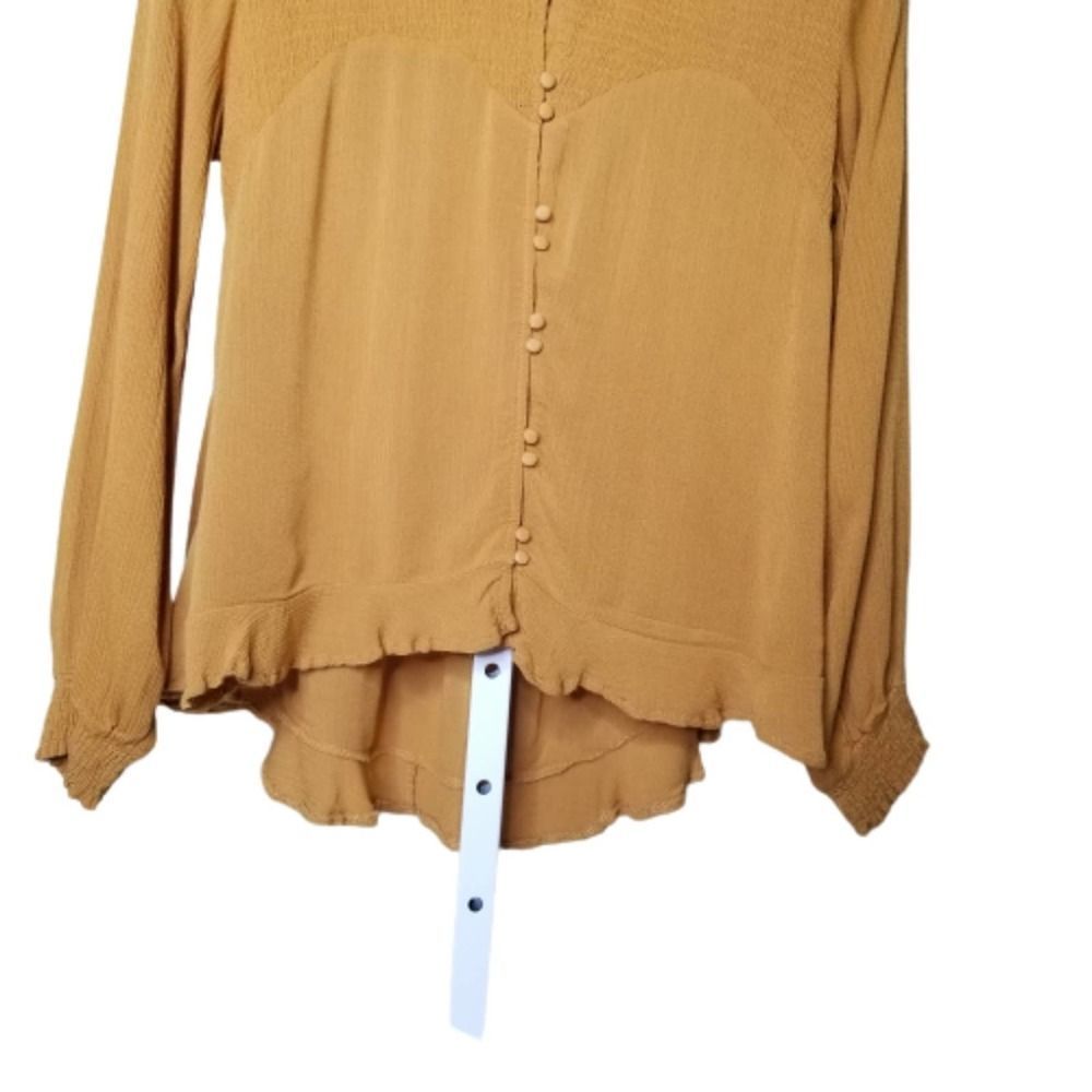 Paradiso Button Up Peasant Loose Fit Long Sleeve - Picture 4 of 7